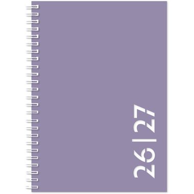 SIMPLEX Schüleragenda Colors 26/27 40130S4.27 1W/2S 17M lavendel 14.8x21cm
