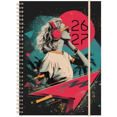 SIMPLEX Schüleragenda Emotions 26/27 500218.27 1W/2S 17M Sound ML 12x16.5cm