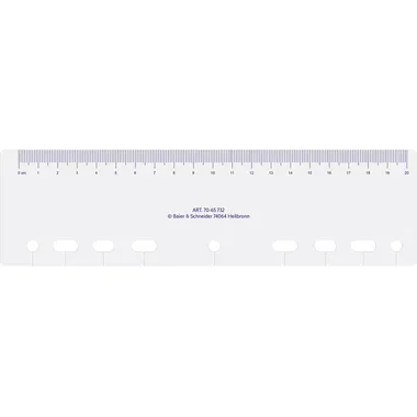 RIDOIDE Timing 1 Tagesanzeiger 7065732.27 transparent 8.1x22.5cm