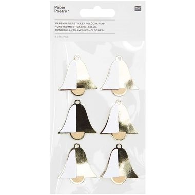 RICO DESIGN Wabenballsticker 300472 I love Christmas 6 St&uuml;ck