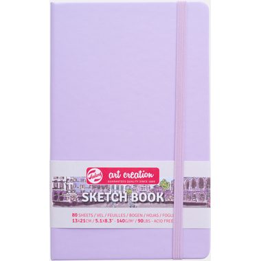 TALENS Sketchbook 13x21cm 9314312M pastellviolett 80 Seiten