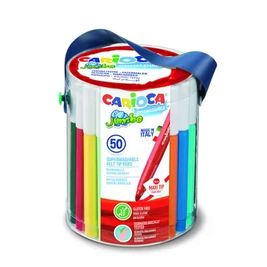 CARIOCA Fasermaler Jumbo 3613 ass. 50 St&uuml;ck