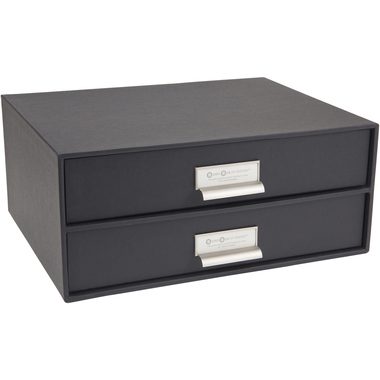 BIGSO BOX OF SWEDEN Schubladenbo 15752000 Birger 2 Schubl. d.grau