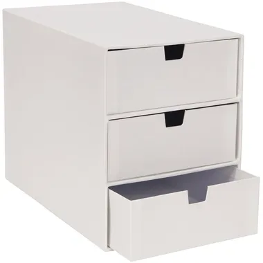 BIGSO BOX OF SWEDEN Schubladenbox 15751300 Ingrid 3 Schubladen weiss