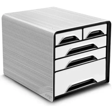 CEP Schubladenbox Smoove 7-213 5 Schubladen weiss
