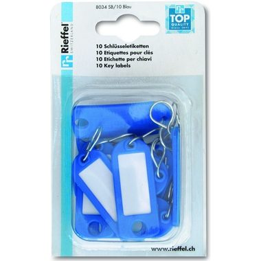 RIEFFEL Robert Rieffel 8034 SB/10 BLAU Schl&uuml;sselanh&auml;nger blau