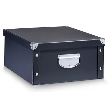 ZELLER Aufbewahrungsbox 17928 40x33x17cm schwarz