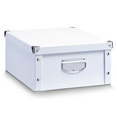 ZELLER Aufbewahrungsbox 17764 40x33x17cm 22l Deckel weiss