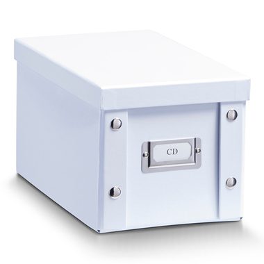 ZELLER CD-Box 17760 16.5x28x15cm weiss