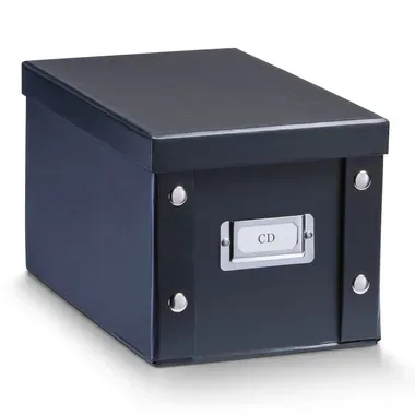 ZELLER CD-Box 17938 16.5x28x15cm schwarz