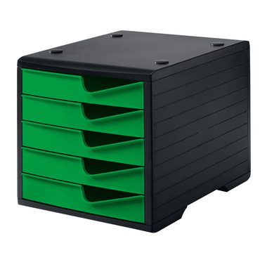 STYRO styroswingbox mit 5 Schubl. 275-8430.5192 gecko/Geh&auml;use schwarz