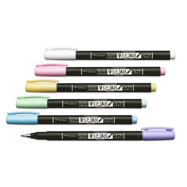 Tombow - Kalligraphie-Set, 14.80X8.90X1.50CM, Sortierte Farben