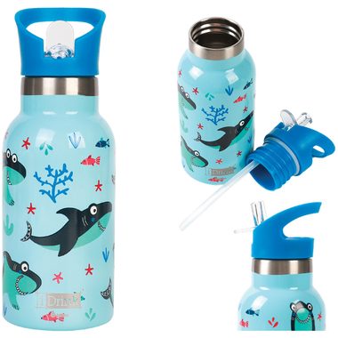 I-DRINK KIDS Trinkflasche 350ml ID0506 Shark