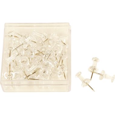 ALCO Pin-Wand-Nadeln 662-22 glasklar 40 St&uuml;ck
