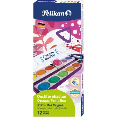 PELIKAN Farbkasten K12 701327 violett 12 Farben