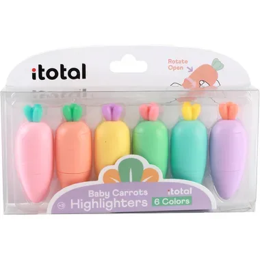 ROOST Textmarker mini XL2306A Karotte 6 Farben