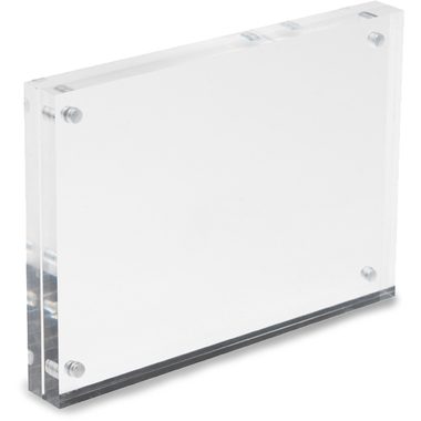 DEFLECTO Magnet. Acrylblock A6 MCHA611 transparent 2x7.5mm