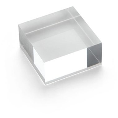 DEFLECTO Acrylblock 50x25mm AB125 transparent poliert
