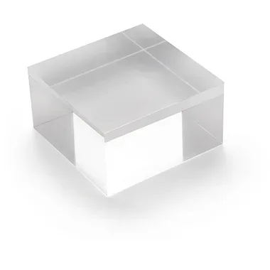 DEFLECTO Acrylblock 75x40mm AB240 transparent poliert