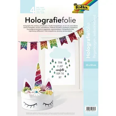 FOLIA Holographische Folie 23x33cm 347 selbstklebend