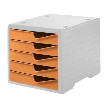 STYRO Styroswingbox 275-8430.4182 apricot/grau 5 Schubladen