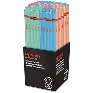 ROTRING Bleistift HB 2090067 Metallic Mixed 72 St&uuml;ck