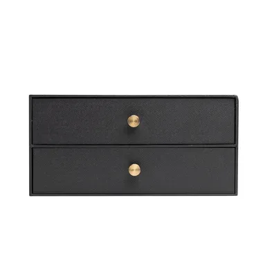 EXACOMPTA Schubladenbox OfficeByMe A4+ 30601E 2 Schubladen, schwarz