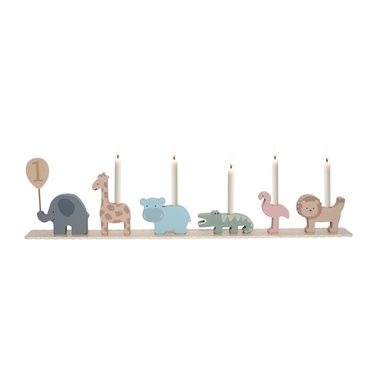 JABADABADO Geburtstagsdekoration 63cm T331 Safarizug, Zahlen 0-9