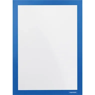 MAGNETOPLAN Magnetrahmen A4 1131903 selbstklebend, blau 2 Stk.