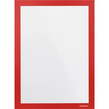 MAGNETOPLAN Magnetrahmen A4 1131906 selbstklebend, rot 2 Stk.