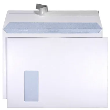 METTLER Couvert Fenster links C4 9065-LASER 120g, ultraweiss 250 Stk.