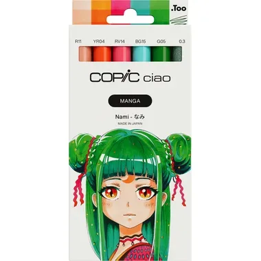 COPIC Marker Ciao Manga Set 22075588 Nami 6 St&uuml;ck