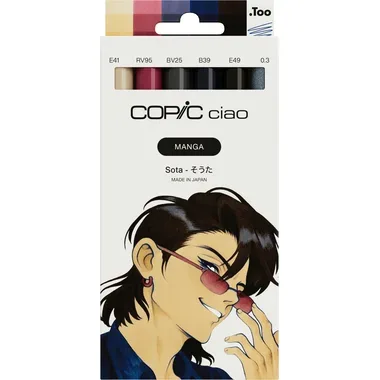 COPIC Marker Ciao Manga Set 22075596 Souta 6 St&uuml;ck