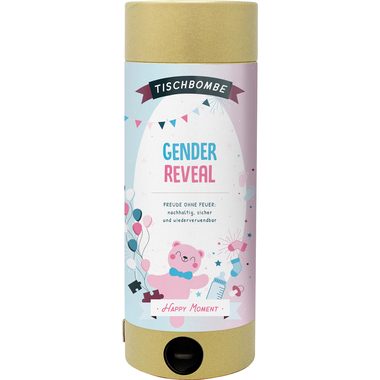 Artoz - Tischbombe, Gender reveal Girl, Deutsch, 11X29.7CM, Multicolor