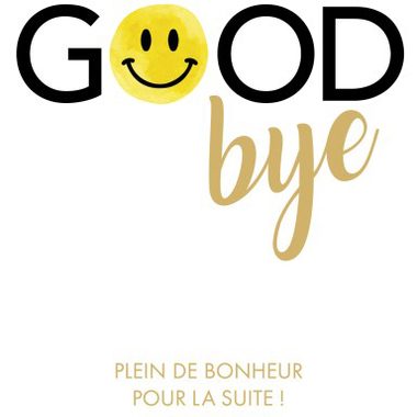 ABC Abschiedskarte FR B6 53217 Smiley