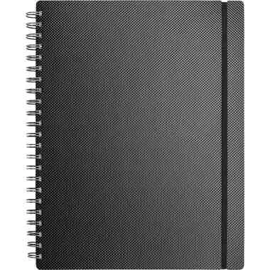 KOLMA Notizbuch Selection A4 06.516.06 schwarz, kariert 120 Blatt