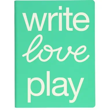 NUUNA Notizbuch Graphic L 56383 WRITE LOVE PLAY 256 Seiten