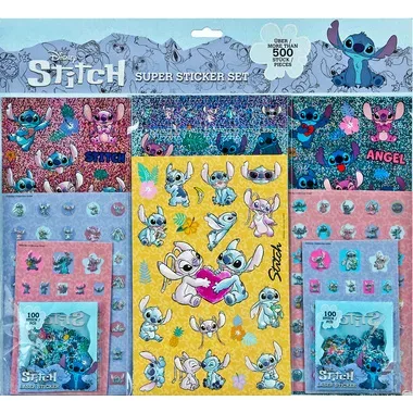 UNDERCOVER Sticker-Set Stitch STLI0034 assortiert