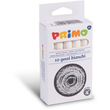 PRIMO Kreide rund 011GB10R weiss,rund staubfrei 10 St&uuml;ck