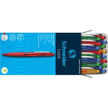 SCHNEIDER Kugelschreiber Loox 0.5mm 135580 4 Farben assortiert 20 St&uuml;ck