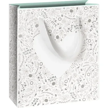 STEWO Geschenktasche Eldana 2543510051 weiss 18x21cm