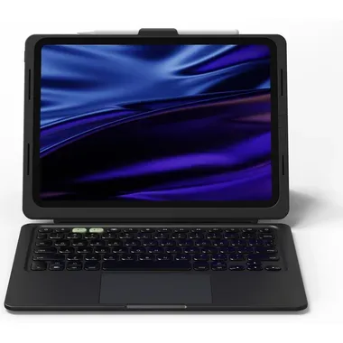 ZAGG Pro Keys Connect iPad Air13 M2 (CH) Tablet-Tastatur mit Schutzhülle Schwarz