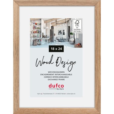 DUFCO Bilderrahmen Hay 18x24cm 1610.81113 Eiche hell