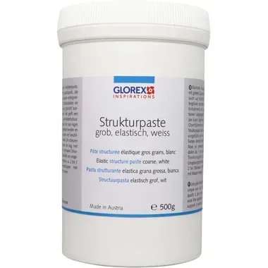 Glorex Strukturpaste Elastisch Weiss | 500 g