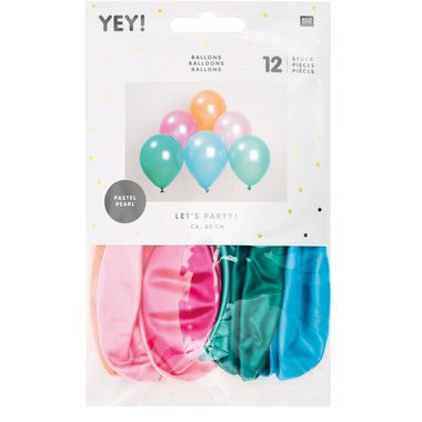 RICO DESIGN Luftballons 30cm 81001.00.34 Pastelle pearls