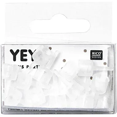 RICO DESIGN Kerzenhalter 16 Stück 81004.01.10 transparent