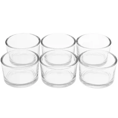 RICO DESIGN Teelichtgläser Set 5.2x3.3cm 500316 6 Stück