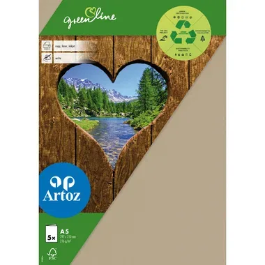 ARTOZ Karten 1001 A5 19239226-584 216g, desert 5 Blatt