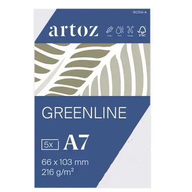 ARTOZ Visitenkarten 1001 A7 19213614-211 216g, birch 5 Blatt