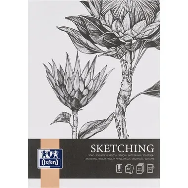 OXFORD Skizzenblock Art A6 400196792 blanko, 130g 50 Blatt